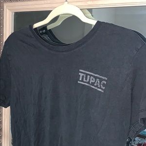 Gray “TUPAC” tee